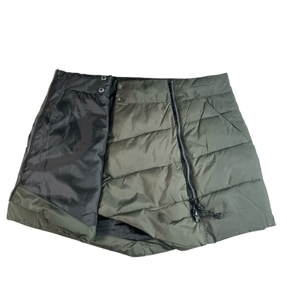 ICEBURG Outerwear Puffer Olive Green Skirt Med Pockets Full Zip100% Polyester - Picture 9 of 12